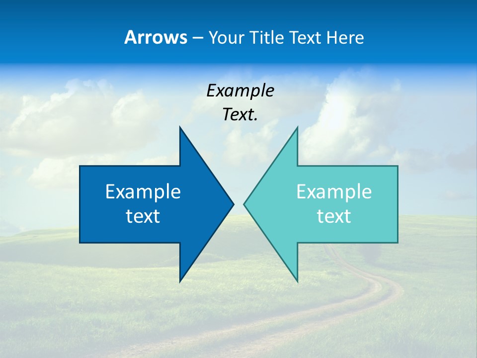 Rural Sunrise Sunny PowerPoint Template