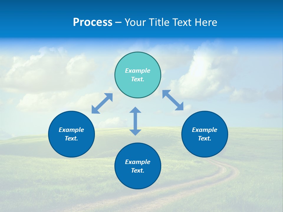 Rural Sunrise Sunny PowerPoint Template