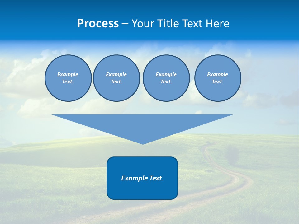 Rural Sunrise Sunny PowerPoint Template