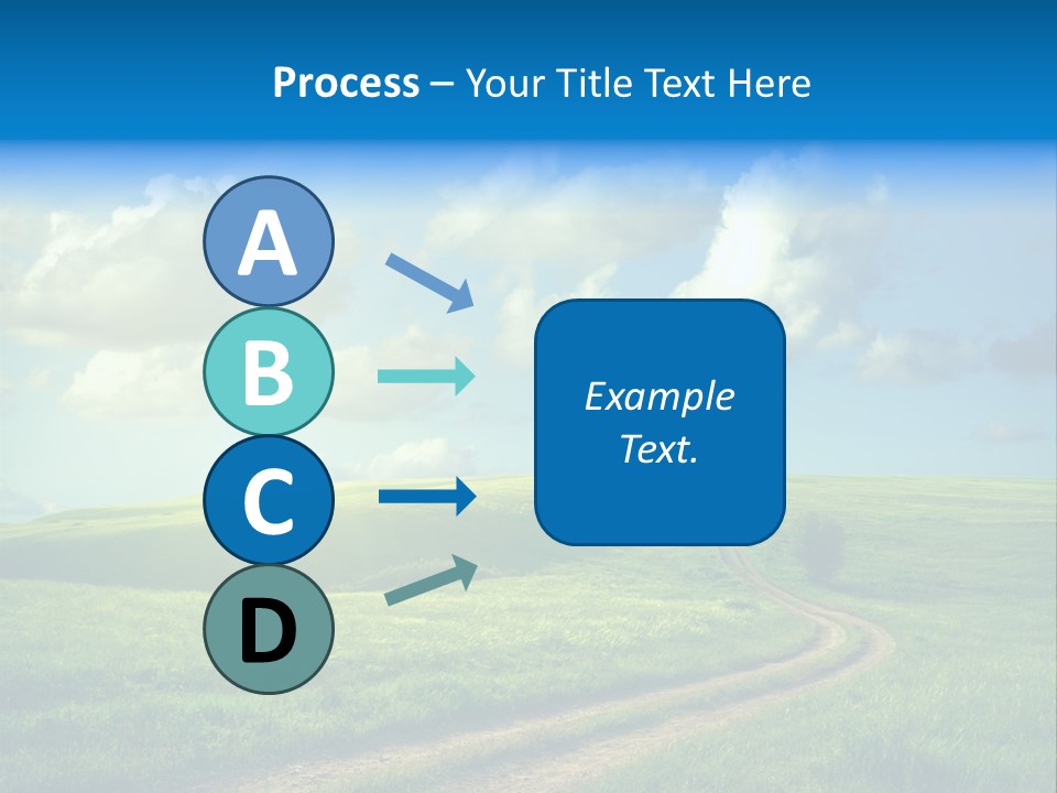 Rural Sunrise Sunny PowerPoint Template