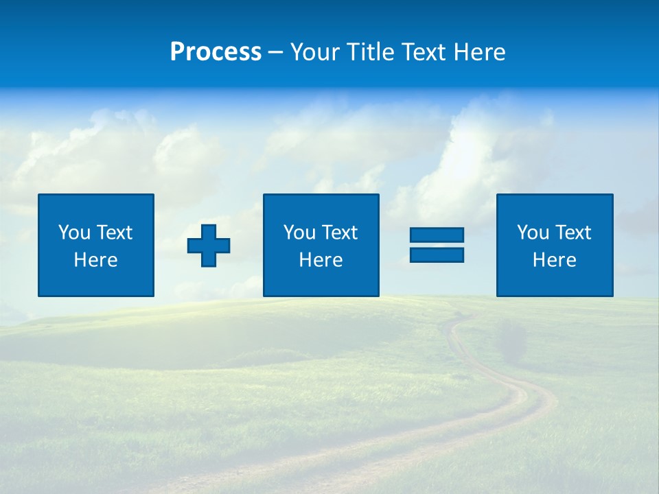 Rural Sunrise Sunny PowerPoint Template