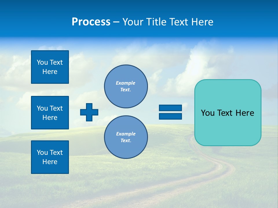 Rural Sunrise Sunny PowerPoint Template