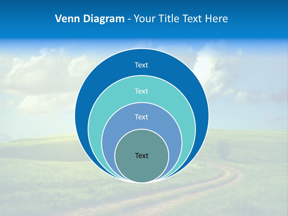 Rural Sunrise Sunny PowerPoint Template