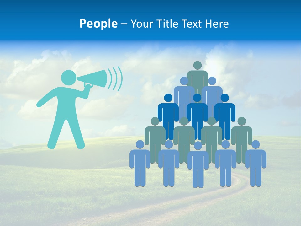 Rural Sunrise Sunny PowerPoint Template