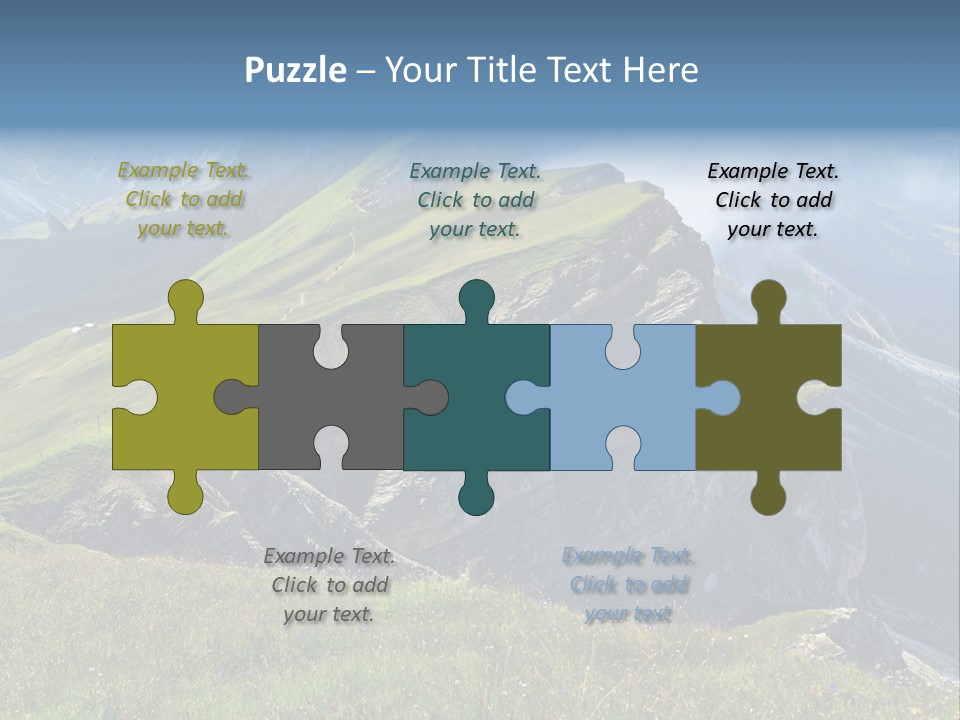 Summer Sky Sun PowerPoint Template