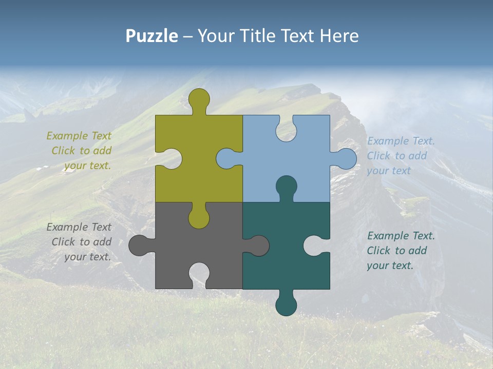 Summer Sky Sun PowerPoint Template