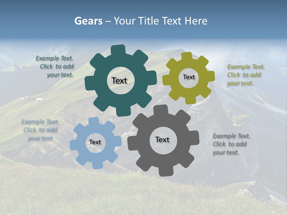 Summer Sky Sun PowerPoint Template