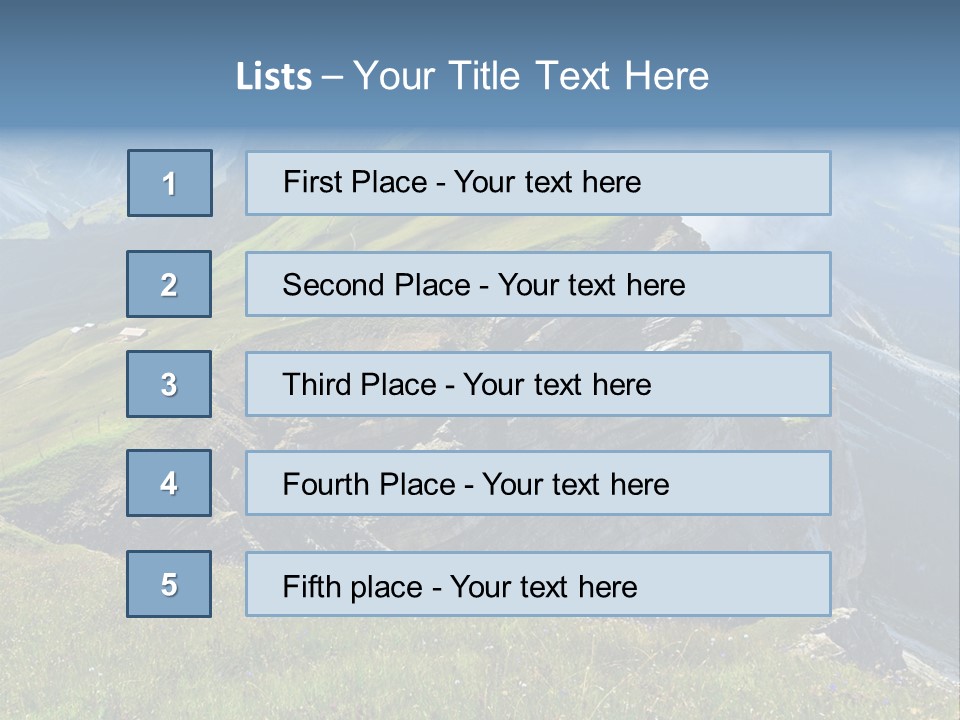 Summer Sky Sun PowerPoint Template