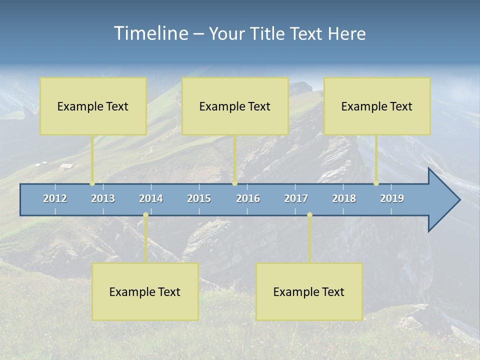 Summer Sky Sun PowerPoint Template
