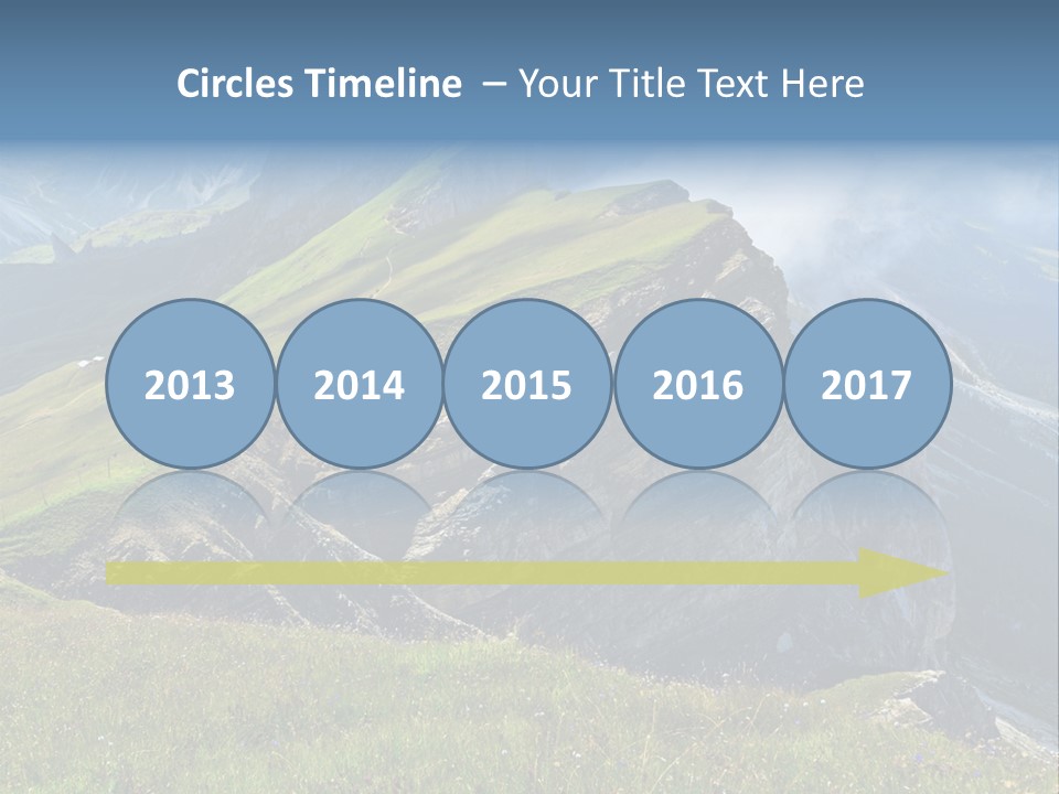 Summer Sky Sun PowerPoint Template