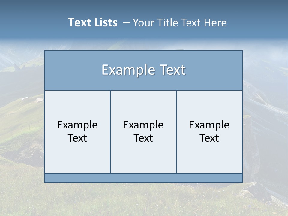 Summer Sky Sun PowerPoint Template
