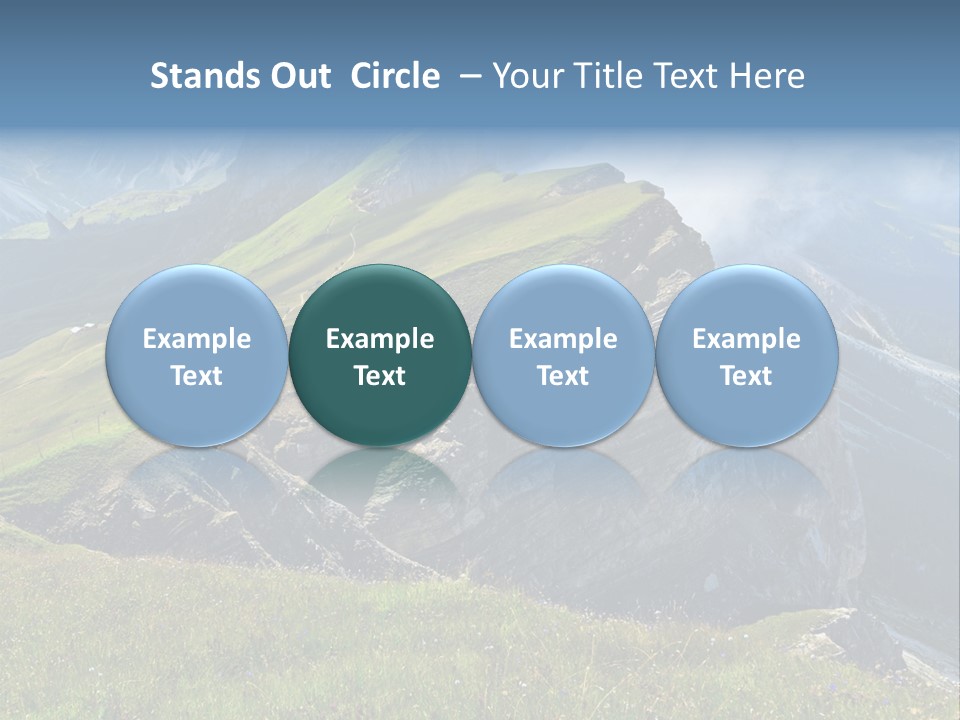 Summer Sky Sun PowerPoint Template