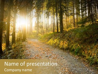 Landscape Panoramic Nonurban PowerPoint Template