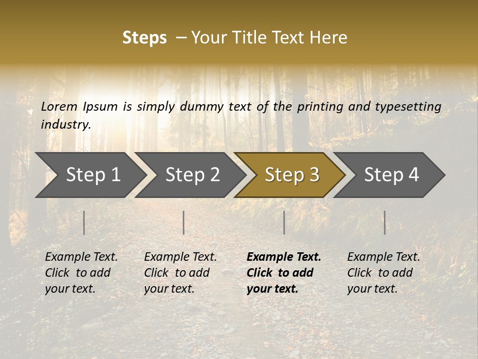 Landscape Panoramic Nonurban PowerPoint Template