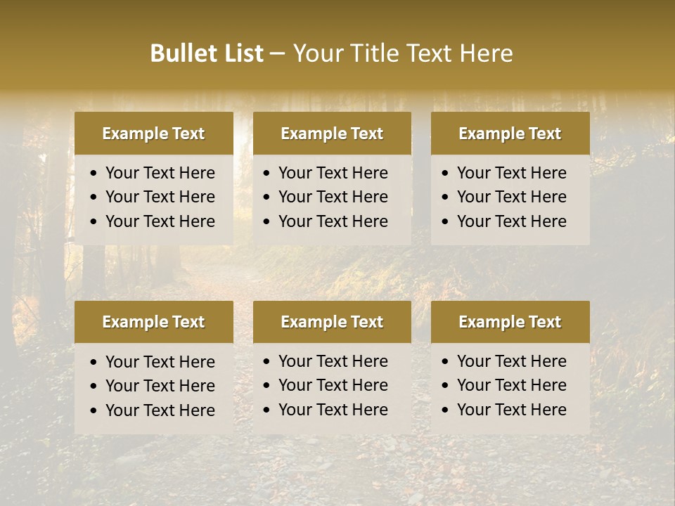 Landscape Panoramic Nonurban PowerPoint Template