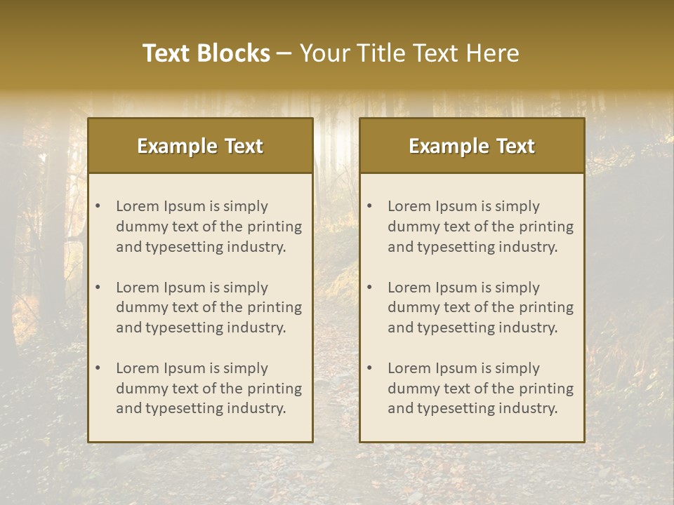Landscape Panoramic Nonurban PowerPoint Template