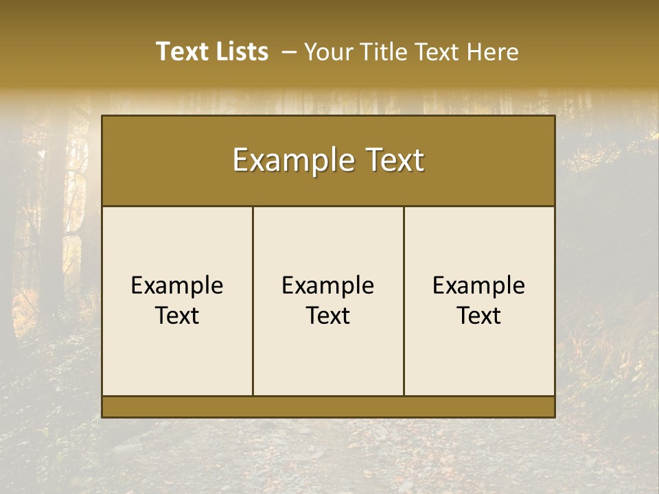 Landscape Panoramic Nonurban PowerPoint Template