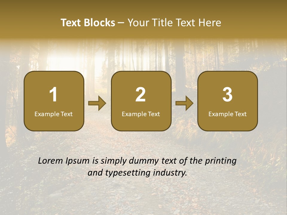 Landscape Panoramic Nonurban PowerPoint Template