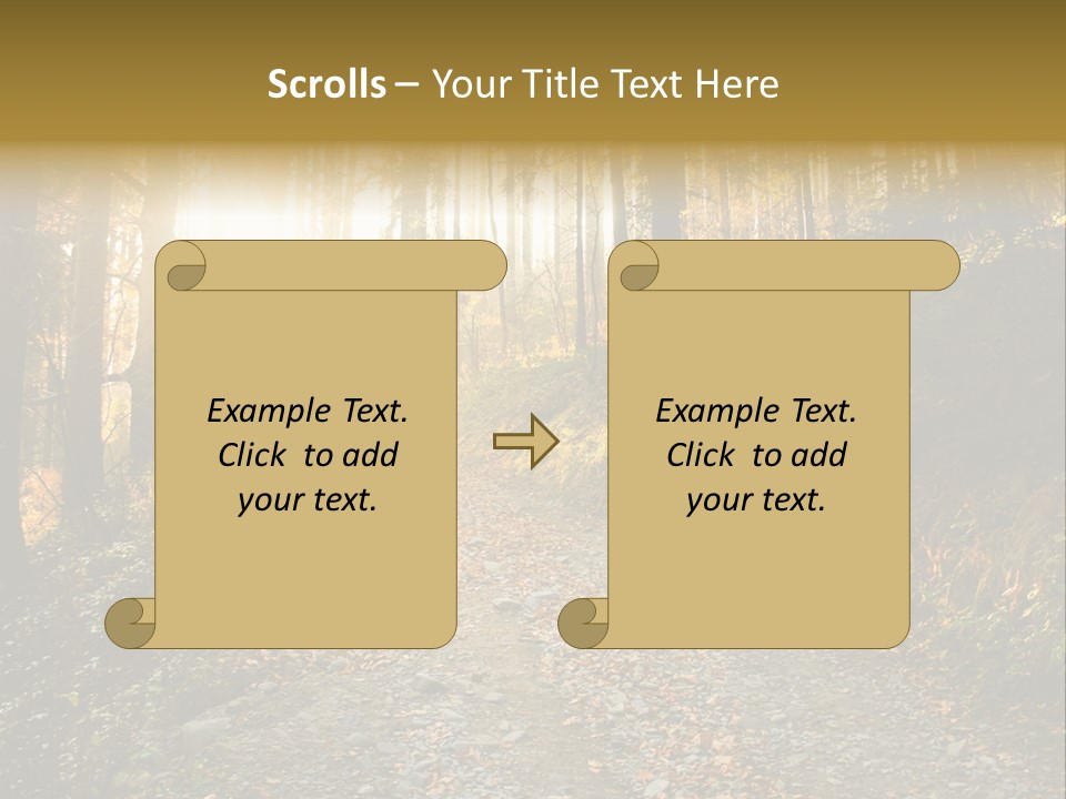 Landscape Panoramic Nonurban PowerPoint Template