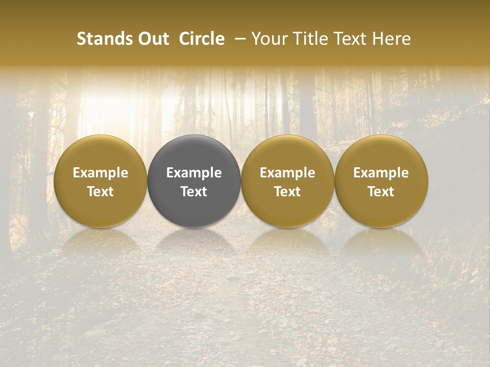 Landscape Panoramic Nonurban PowerPoint Template