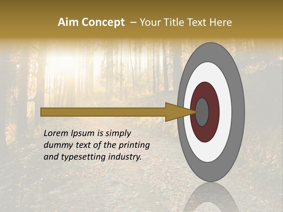 Landscape Panoramic Nonurban PowerPoint Template