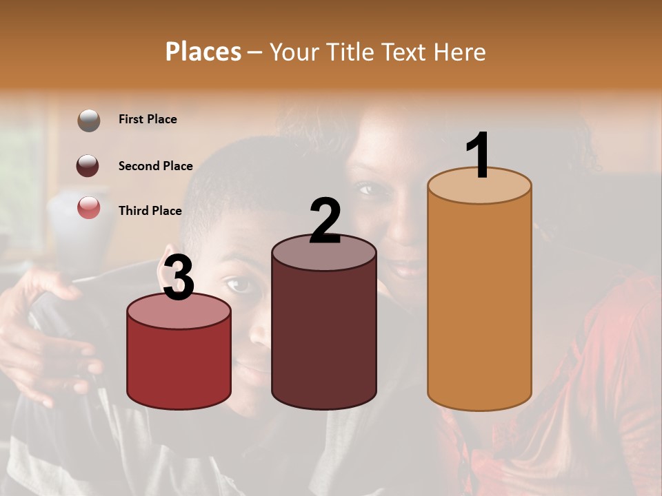 Woman Love Handsome PowerPoint Template