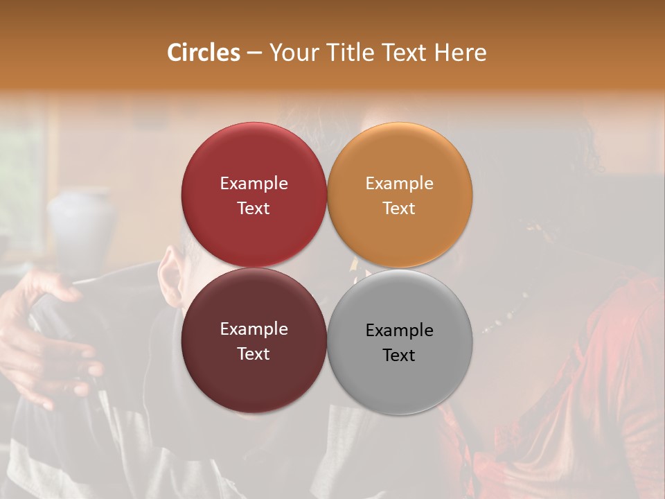 Woman Love Handsome PowerPoint Template