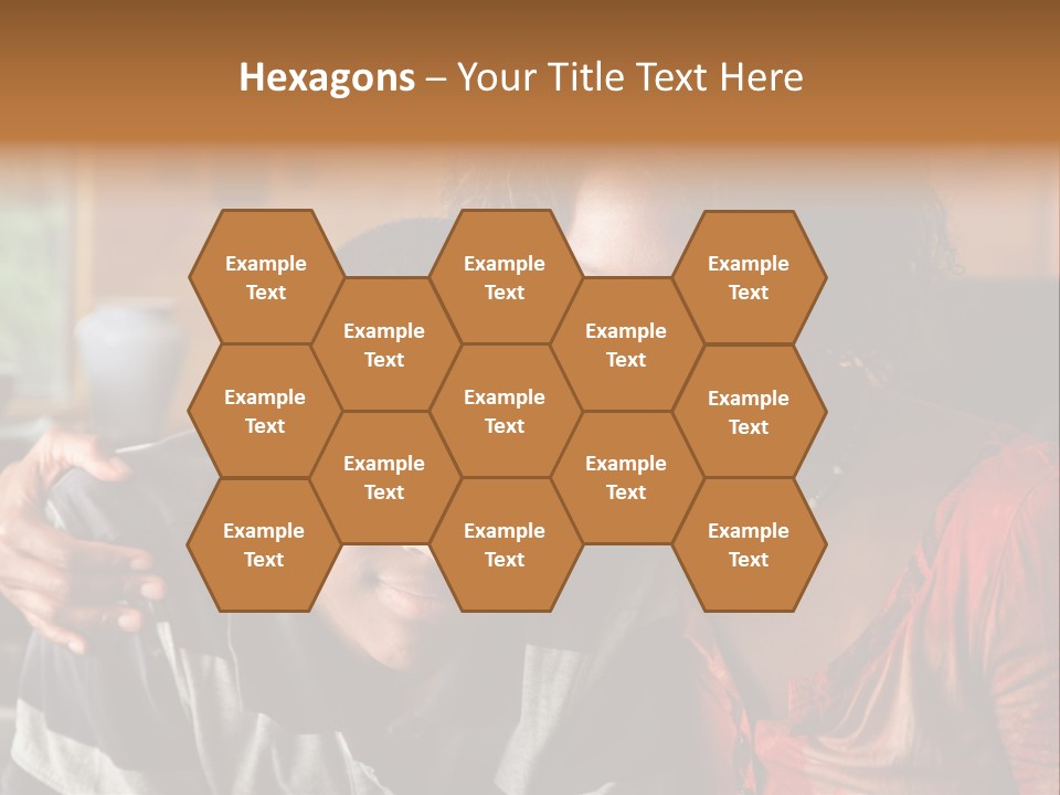 Woman Love Handsome PowerPoint Template