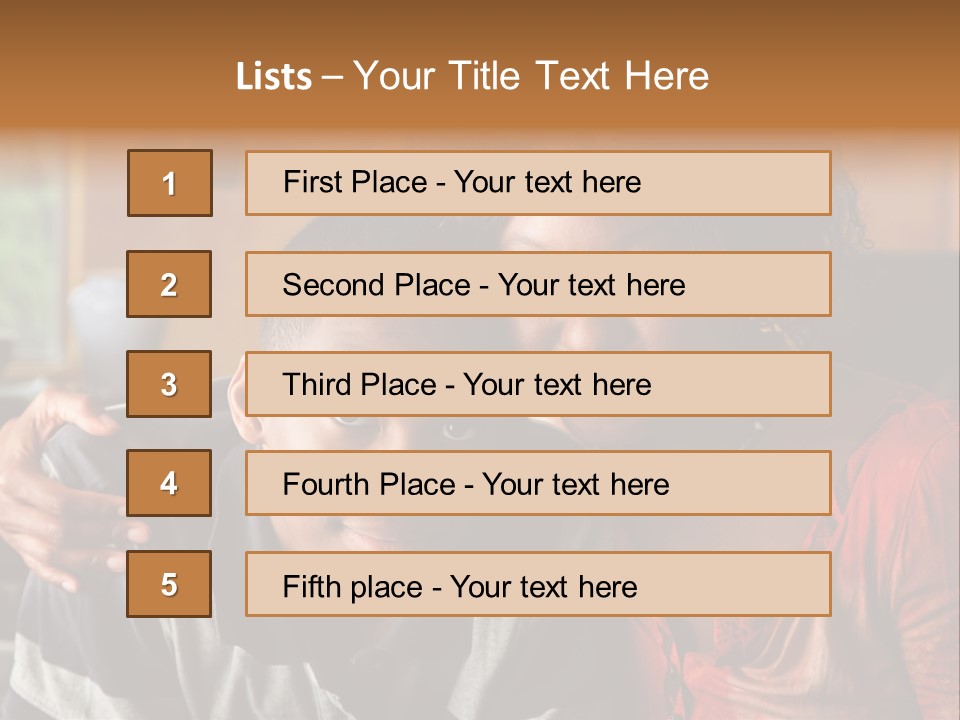 Woman Love Handsome PowerPoint Template