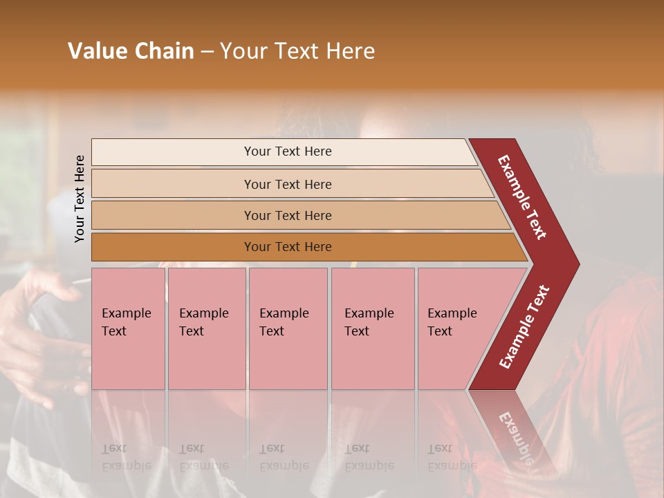 Woman Love Handsome PowerPoint Template