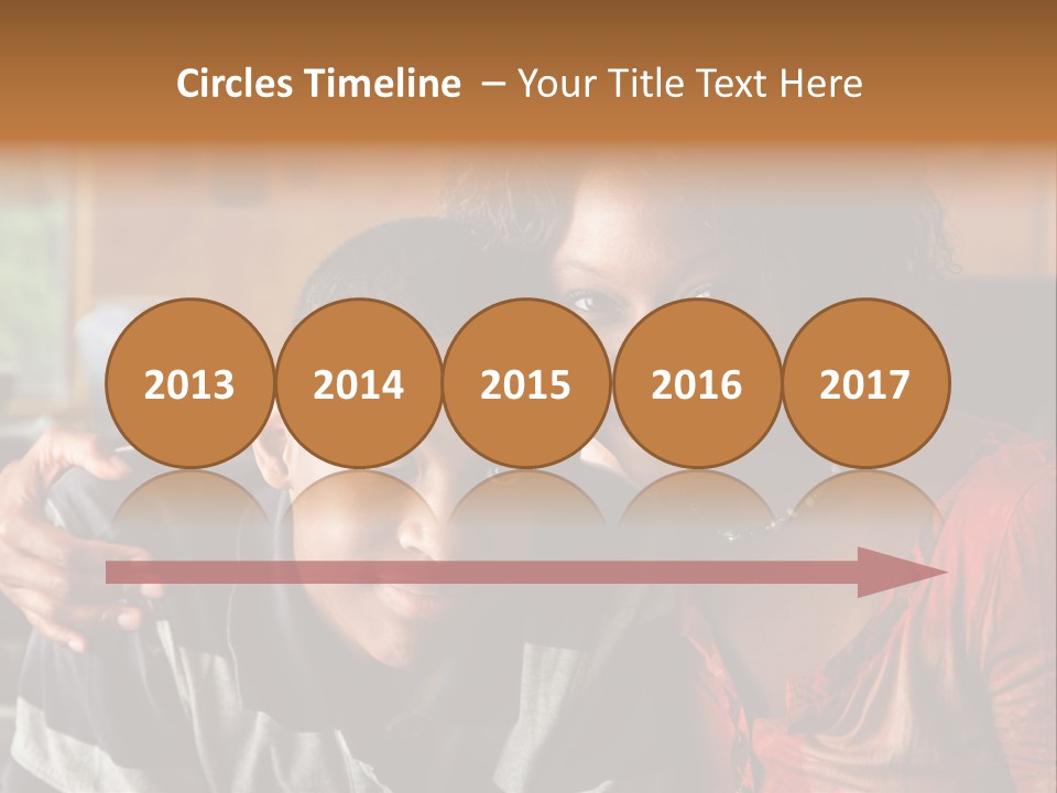 Woman Love Handsome PowerPoint Template