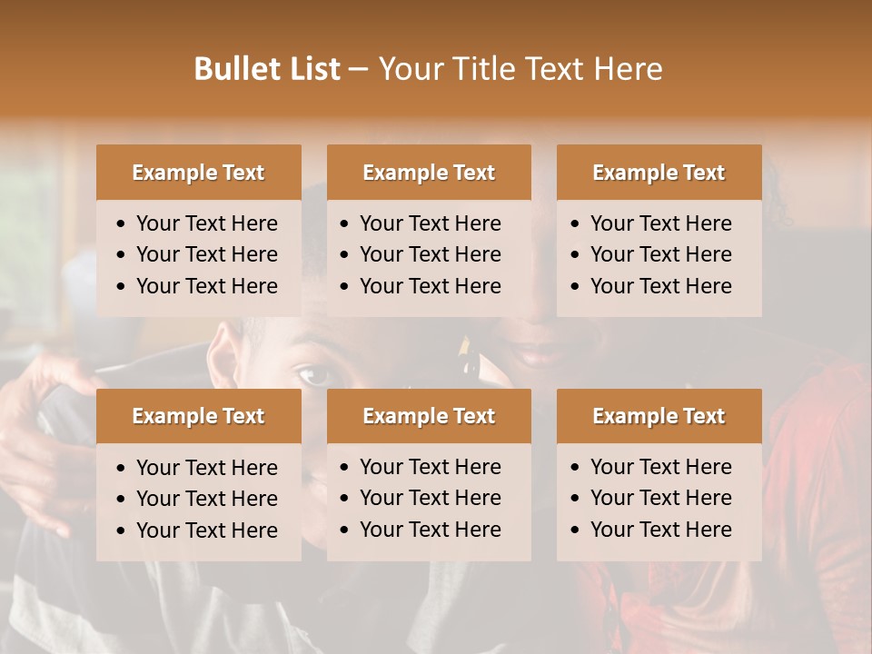 Woman Love Handsome PowerPoint Template