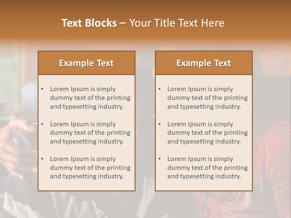 Woman Love Handsome PowerPoint Template
