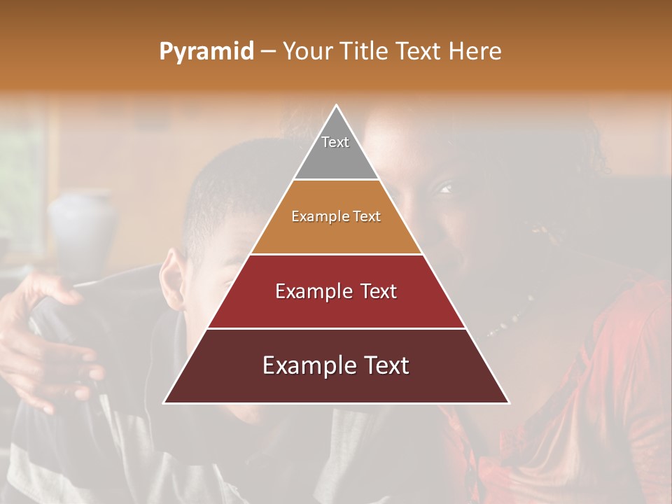 Woman Love Handsome PowerPoint Template