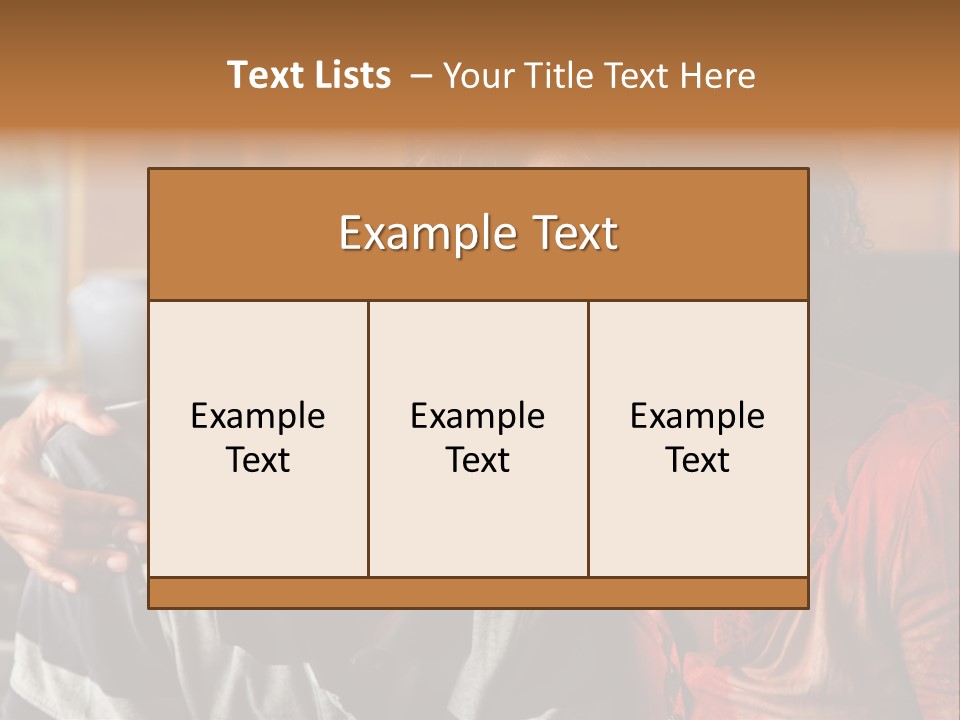 Woman Love Handsome PowerPoint Template