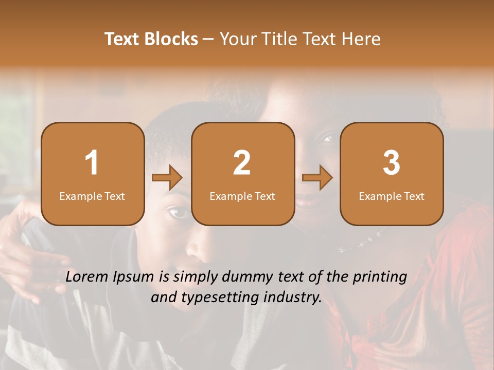 Woman Love Handsome PowerPoint Template