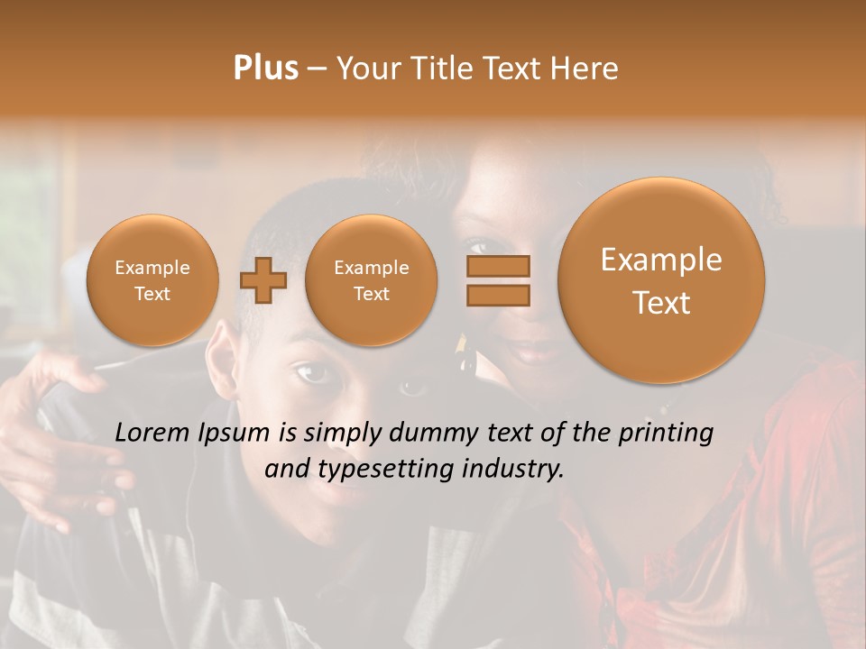 Woman Love Handsome PowerPoint Template