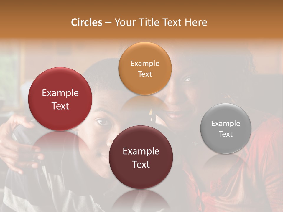 Woman Love Handsome PowerPoint Template