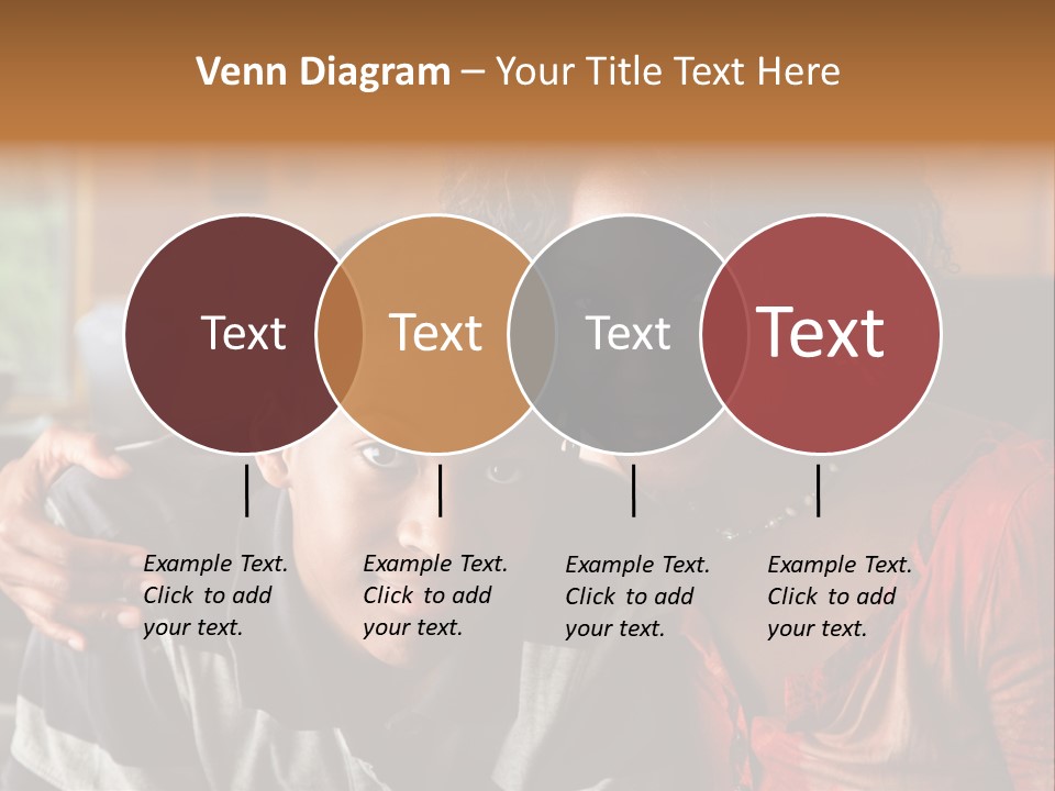 Woman Love Handsome PowerPoint Template