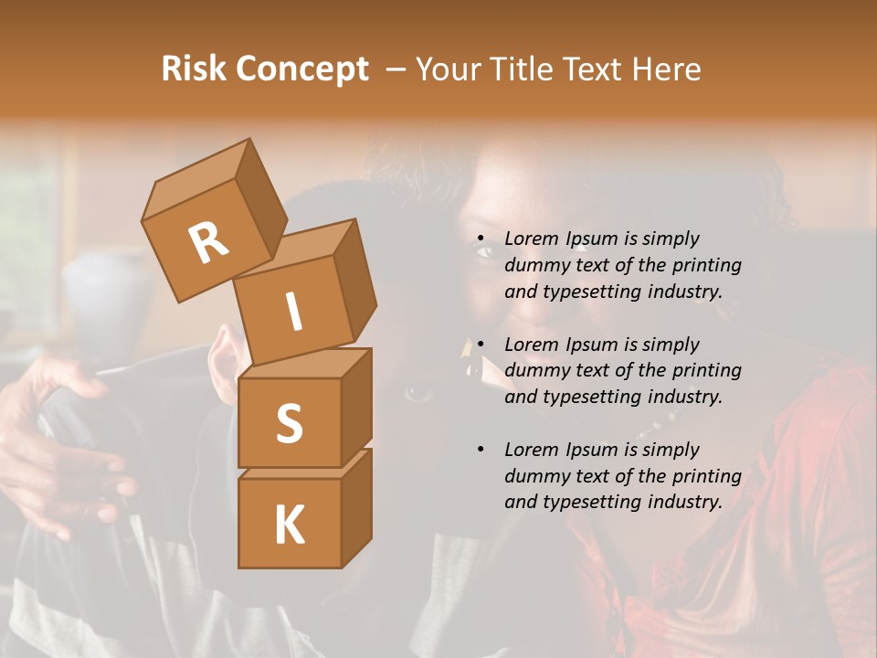 Woman Love Handsome PowerPoint Template