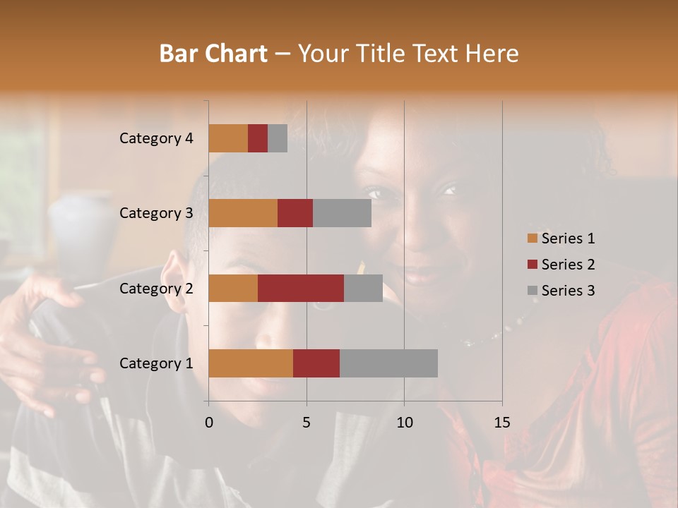 Woman Love Handsome PowerPoint Template
