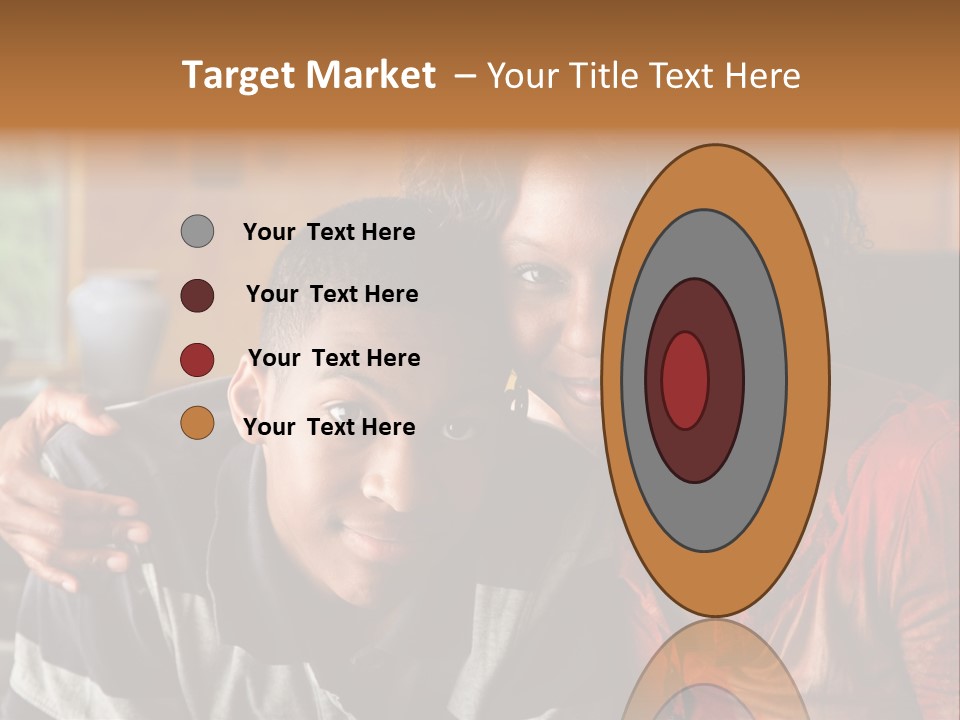 Woman Love Handsome PowerPoint Template