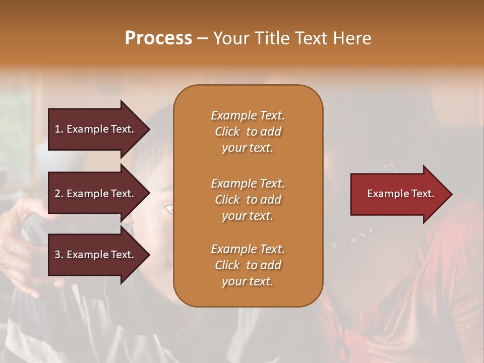 Woman Love Handsome PowerPoint Template