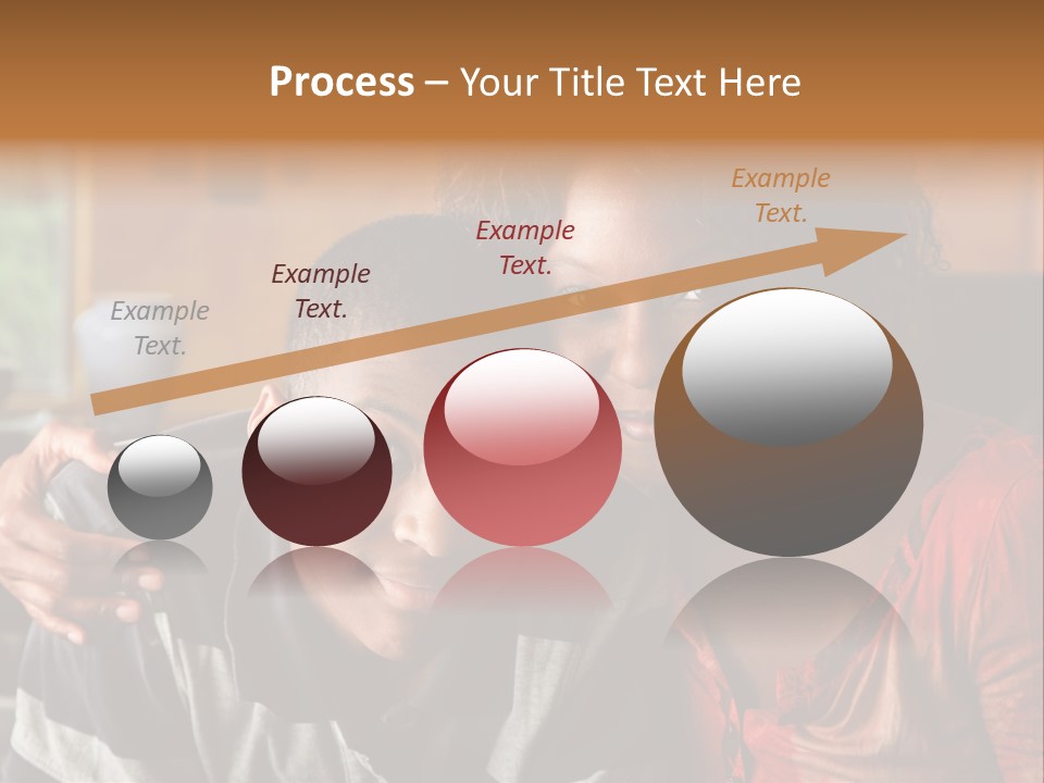 Woman Love Handsome PowerPoint Template