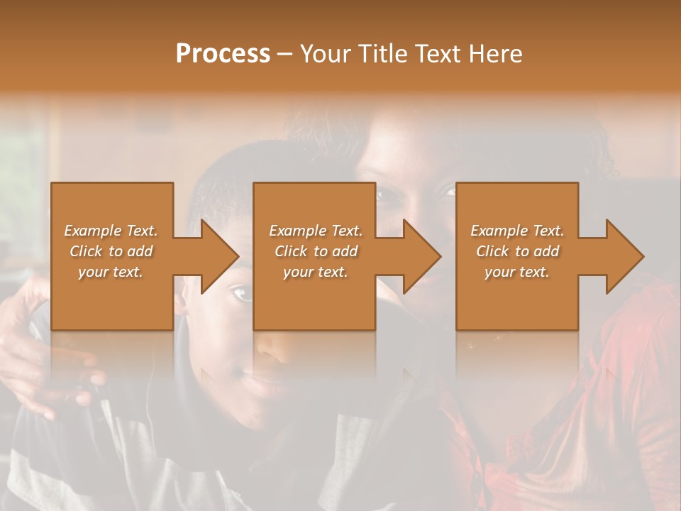 Woman Love Handsome PowerPoint Template