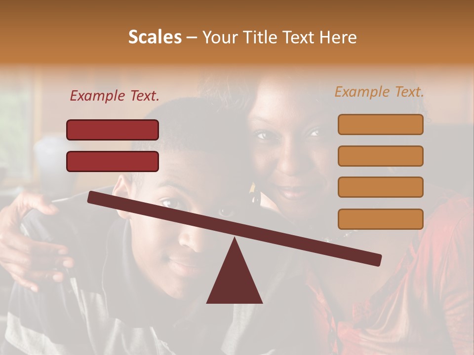 Woman Love Handsome PowerPoint Template