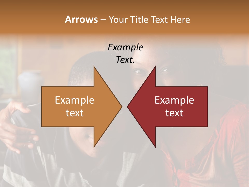 Woman Love Handsome PowerPoint Template