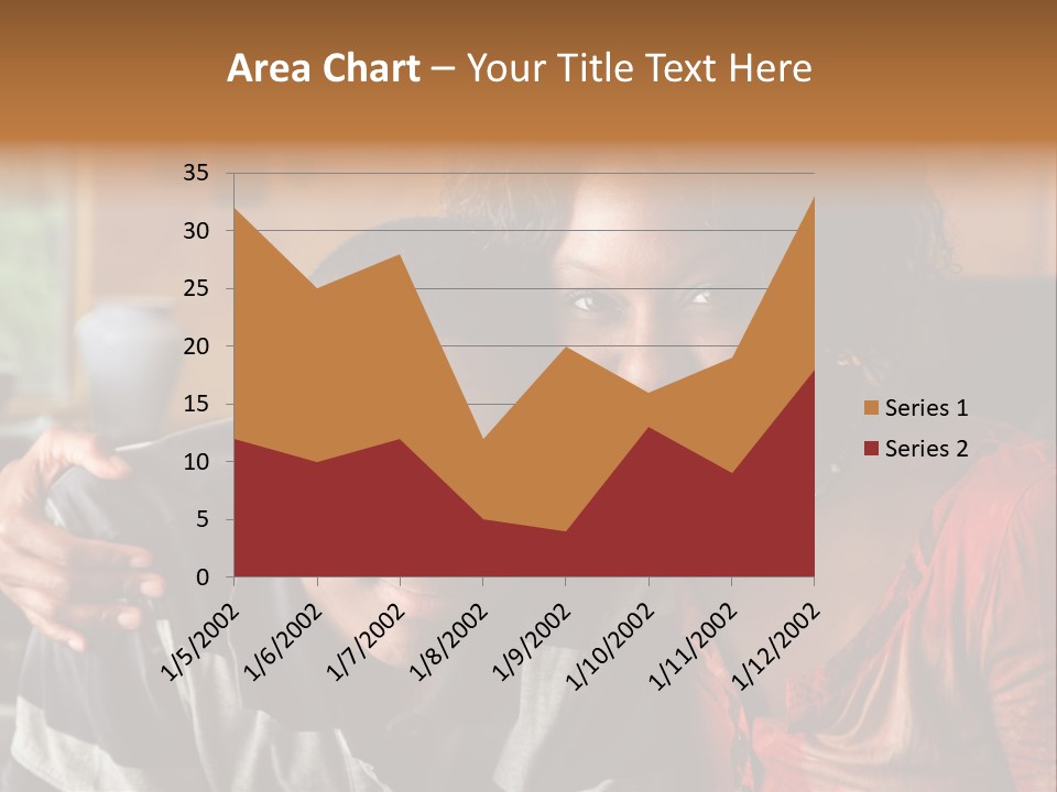Woman Love Handsome PowerPoint Template