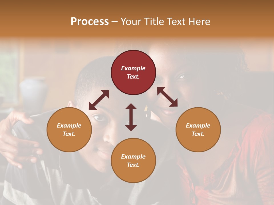 Woman Love Handsome PowerPoint Template