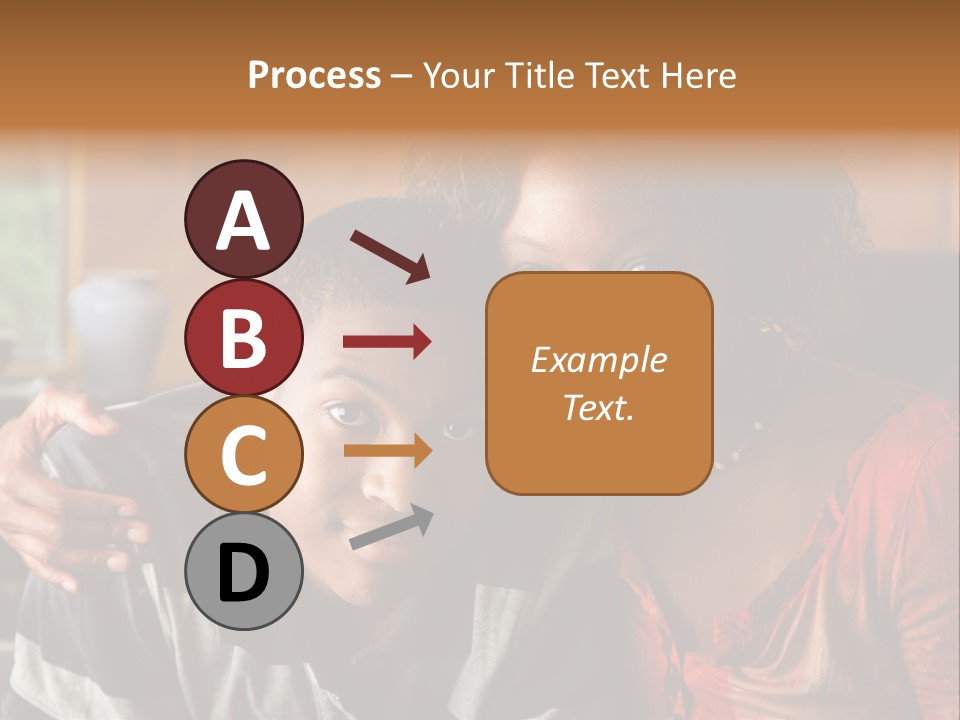 Woman Love Handsome PowerPoint Template